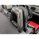 Abarth 124 Rear Seat Cover - Carbon Fibre - Carbon Fibre - Abarth Tuning