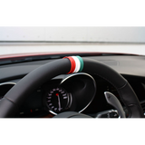Abarth 500/595/695 Leather Top Centre Marker For Steering Wheel - Abarth Tuning