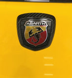 Abarth 500/595 Rear Logo Frame - Carbon Fibre - Abarth Tuning