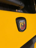 Abarth 500/595 Rear Logo Frame - Carbon Fibre - Abarth Tuning