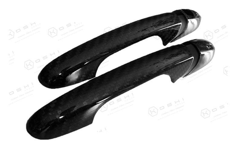Abarth 500 595 Door Handles Carbon Fibre