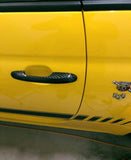 Abarth 500/595 Door Handles - Carbon Fibre - Abarth Tuning