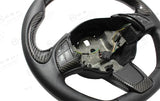Abarth 500 Steering Wheel Cover Kit - Carbon Fibre - Abarth Tuning