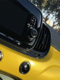Abarth 595 Audio System Frame Cover - Carbon Fibre - Abarth Tuning