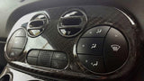 Abarth 595 2016> Climate Control Display Frame - Carbon Fibre - Abarth Tuning