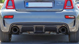 Abarth 595 2016> Rear Diffuser Lip Cover - Carbon Fibre - Abarth Tuning