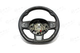 Abarth 595 Steering Wheel Trim - Carbon Fibre - Abarth Tuning