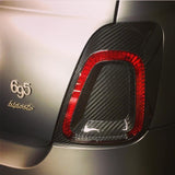Abarth 595 Taillight Frame Cover - Carbon Fibre - Abarth Tuning