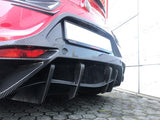 Matte Alfa Romeo 4C Rear Diffuser Flaps Deflector - Pista Performance