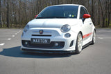 MAXTON DESIGN FRONT SPLITTER V.2 FIAT 500 MK1 ABARTH (2008-2012) - Abarth Tuning