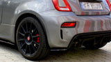 MAXTON DESIGN REAR SIDE SPLITTERS FIAT 500 ABARTH MK1 FACELIFT (2016-UP) - Abarth Tuning