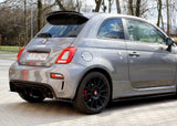 MAXTON DESIGN REAR SIDE SPLITTERS FIAT 500 ABARTH MK1 FACELIFT (2016-UP) - Abarth Tuning