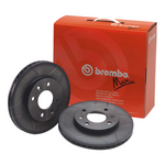 Abarth 500/595 Brembo Brake Disc Set 'Max' - Rear - Abarth Tuning