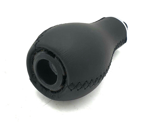 Gear Knob, Black, Leather - 500 Abarth - Abarth Tuning