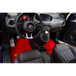 Abarth 500/595 Floormats Left Hand Drive - Black or Red SALE - Abarth Tuning