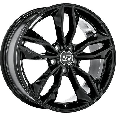 Gloss Black MSW 71 By OZ Racing Alloy Wheels 19x8 5x114.3 ET45 Set of 4