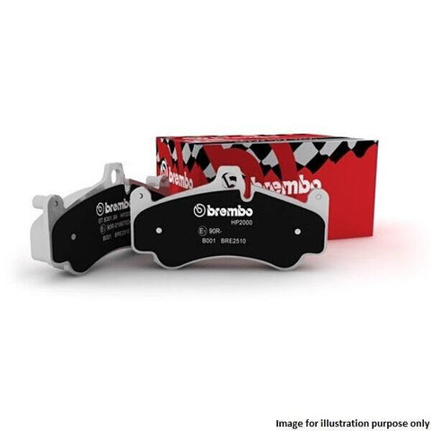 Abarth 500 Brembo High Performance Sport Brake Pads - Front - Abarth Tuning