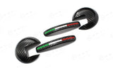 Abarth 500 Internal Door Handles - Carbon Fibre - Abarth Tuning