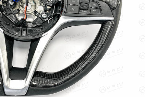 Alfa Romeo Giulia / Stelvio Steering Wheel Sides Cover (QV Style) - Pista Performance