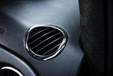 Fiat Abarth 500/595 Air Vent Console Cover - Carbon Fibre - Carbon Fibre - Abarth Tuning