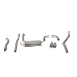 Scorpion Exhausts Non-Resonated Cat Back System for IHI Turbo -Silver Tips