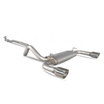 Scorpion Exhausts Non-Resonated Cat Back System for Garrett Turbo- Silver Tips