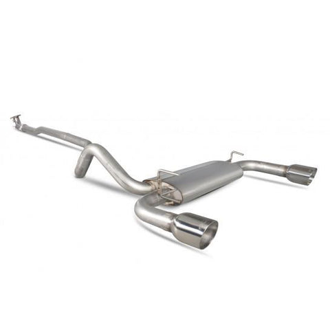 Scorpion Exhausts Non-Resonated Cat Back System for IHI Turbo -Silver Tips