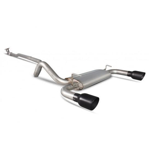 Scorpion Exhausts Non-Resonated Cat Back System for IHI Turbo -Black Tips