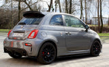 MAXTON DESIGN SPOILER EXTENSION FIAT 500 ABARTH MK1 FACELIFT (2016-UP) - Abarth Tuning