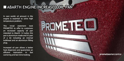 Prometeo Oil Pan for Abarth T-Jet or Multiair Engines