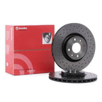 Abarth 500/595 Brembo Brake Disc Set 'Xtra' - Front - Bosch Calipers ONLY - Abarth Tuning